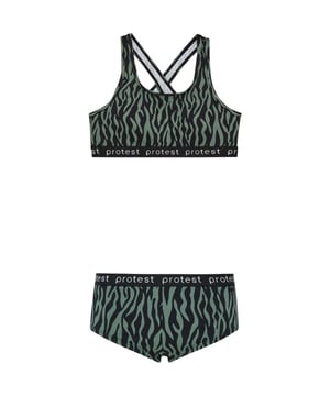 
Introductie: Ben je op zoek naar een stijlvolle en comfortabele bikini voor jouw dochter? Dan is de Protest Monica Jr bikini een perfecte keuze. Deze bikini voor meisjes is niet alleen trendy, maar ook van hoge kwaliteit. Voordelen: De Protest Monica Jr bikini zorgt ervoor dat jouw dochter de hele dag comfortabel kan zwemmen en spelen. De groene kleur van de bikini is zomers en vrolijk, waardoor jouw dochter er stralend uit zal zien op het strand of bij het zwembad. Daarnaast is de bikini gemaakt van duurzame materialen, waardoor deze lang mooi blijft en goed blijft zitten tijdens het zwemmen. Belangrijkste kenmerken: De Monica Jr bikini van Protest is speciaal ontworpen voor meisjes en heeft een mooie pasvorm. De groene kleur zorgt voor een frisse uitstraling en het ontwerp is trendy en modieus. De bikini is gemaakt van hoogwaardige materialen die comfortabel aanvoelen op de huid. De Protest Monica Jr bikini is perfect voor de zomer of een vakantie aan het strand. Samenvatting: Kies