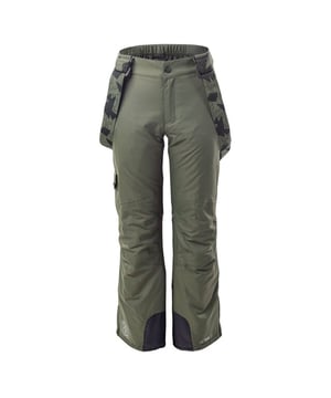 
Buitenste materialen: 100% Polyester. Voering: 100% polyester. Vulling: 100% polyester. Waterdichte classificatie: 3000mm. 3000g/m²/24hrs. Vulling: 120gsm. Zakken: 2 zijzakken, rits, dijbeenzakken. Voering: 2-laags. Verstelbare bretels, Afneembare bretels, Reflecterend detail, Sneeuwrok, Getapete naden, Ventilatiepanelen. Stoftechnologie: Ademend, DWR Finish, Isolerend, Thermisch, Waterafstotend, Winddicht. Sluiting: Knoop, Ritsgat. Ontwerp: Logo. Zoom: Ritssluiting.