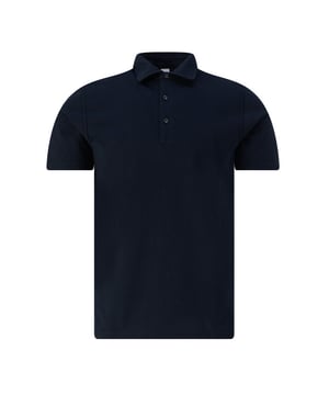 
Aspesi Polo SS combineert een regular fit met een klassieke polokraag in een diep donkerblauwe effen kleur. Dit poloshirt met korte mouwen biedt een tijdloze uitstraling. Aspesi staat voor kwaliteit en eenvoud, met aandacht voor detail en comfort.