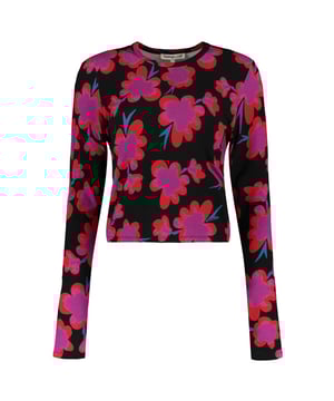 
Harper & Yve Top lange mouw AW25T505 JEFF in de kleur Donker bruin