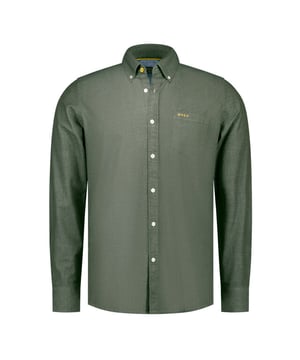 
<p>Casual katoenen heren overhemd van N.Z.A. in enkele mooie effen kleuren. Dit overhemd met lange mouwen is gemaakt van een comfortabele stretch stof.</p>
<ul>
<li>Regular fit</li>
<li>Borstzakje</li>
<li>97% Katoen/3%Elasthan</li>
</ul>