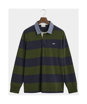 
Gant Polo lange mouw Groen REG CHAMBRAY STRIPE HEAVY RUG 2004083/360 met artikelcode2004083/360 .  van het materiaal 100% Katoen. Extra specificaties: , , , , kleur Groen.