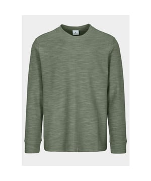 
Basefield T-shirt lange mouw Groen Rundhals Shirt longsleeve 219018502/552 met artikelcode219018502/552 .  van het materiaal 80% Katoen / 20% Polyester. Extra specificaties: , , , , kleur Groen.