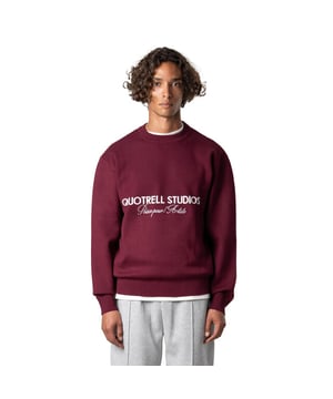 
Quotrell Mondrian Sweater Bordeaux Heren