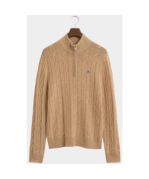 
Gant Half Zip Beige Lambswool Cable Half Zip 8050260/296 met artikelcode8050260/296 .  van het materiaal 100% Lamswol. Extra specificaties: , , , , kleur Beige.