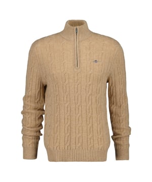 
Gant Pullover 8050260 CABLE HZI in de kleur Taupe