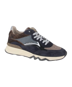 
Floris Van Bommel SFM-10178-41-01  sneakers heren in de kleur blauw materiaal suède maat 41 (7) binnenvoering Leer materiaal zool Rubber