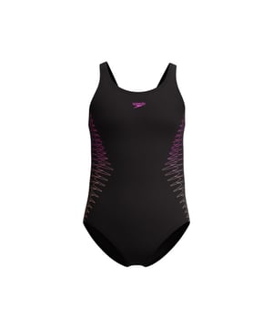 
Speedo presenteert met trots het Eco Placem Muscleback meisjes wedstrijdbadpak in de kleuren zwart en multicolor. Dit badpak is speciaal ontworpen voor jonge zwemsters die willen presteren in het water. Het badpak is gemaakt van duurzaam materiaal dat is vervaardigd uit gerecyclede materialen, waardoor het een milieuvriendelijke keuze is. De muscleback snit zorgt voor een optimale bewegingsvrijheid tijdens het zwemmen en biedt daarnaast de juiste ondersteuning en comfort. Dankzij de felle kleuren en opvallende print is dit badpak niet alleen functioneel, maar ook stijlvol. Het is ontworpen om op te vallen in het water en de aandacht te trekken tijdens wedstrijden. Met het Eco Placem Muscleback meisjes wedstrijdbadpak van Speedo kunnen jonge zwemsters vol vertrouwen het water betreden en hun prestaties verbeteren. Een winnende combinatie van duurzaamheid, functionaliteit en stijl voor ambitieuze zwemsters.