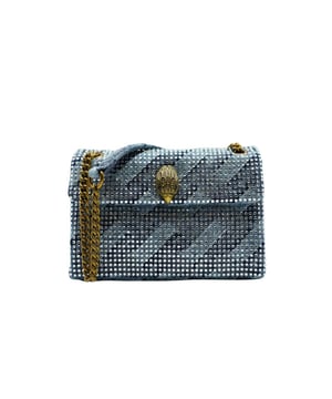 
Kurt Geiger Kensington Denim Handtas Blue Dames