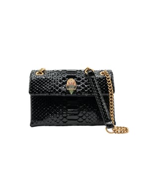 
Kurt Geiger Leather Kensington Tas Black Dames