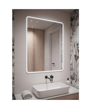 
Badkamerspiegel Rocca met LED verlichting is bedoeld om iedere badkamer, groot of klein, een moderne en luxe uitstraling te geven.Zijn unieke design heeft spiegel Rocca te danken aan de verlichting welke aan de achterzijde is weggewerkt en zichtbaar is rondom de spiegel.De spiegel is uitgerust met een verwarmingselement aan de achterzijde, hierdoor beslaat de spiegel niet volledig Kenmerken- Spiegel van glas- Uitgevoerd met 3 verschillende kleuren LED verlichting- De lichtkleuren zijn natuurlijk, warm en wit - Makkelijk te bedienen met touch-schakelaar- Gemakkelijk schoon te maken- Stijlvol model- Inclusief bevestigingsmateriaal - Met verwarmingselementVerpakkingsinhoud (1 doos):- Spiegel Rocca - Bevestigingsmateriaal op de spiegel op te hangen- HandleidingAfmetingen en aanvullende informatie spiegel Rocca (b x d x h): 70 x 2 x 90 Merk: Badplaats Kleur: Wit