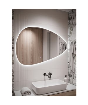 
Badkamerspiegel Sona met LED verlichting is bedoeld om iedere badkamer, groot of klein, een moderne en luxe uitstraling te geven.Zijn unieke design heeft spiegel Sona te danken aan de verlichting welke aan de achterzijde is weggewerkt en zichtbaar is rondom de spiegel.De spiegel is uitgerust met een verwarmingselement aan de achterzijde, hierdoor beslaat de spiegel niet volledig Kenmerken- Spiegel van glas- Uitgevoerd met 3 verschillende kleuren LED verlichting- De lichtkleuren zijn natuurlijk, warm en wit - Makkelijk te bedienen met touch-schakelaar- Gemakkelijk schoon te maken- Stijlvol model- Inclusief bevestigingsmateriaal - Met verwarmingselementVerpakkingsinhoud (1 doos):- Spiegel Sona - Bevestigingsmateriaal op de spiegel op te hangen- HandleidingAfmetingen en aanvullende informatie spiegel Sona (b x d x h): 118 x 3 x 78 cm Merk: Badplaats Kleur: Wit