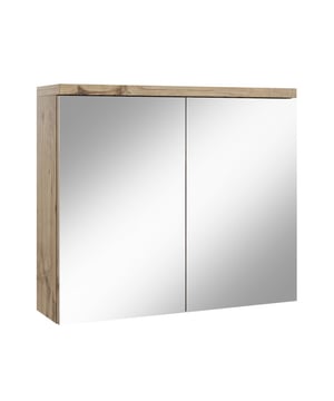 
Spiegelkast Toledo is een kast voor in de badkamer uitgevoerd met twee spiegeldeuren en veel bergruimte. De kast is gemaakt van hoge kwaliteit spaanplaat en vanwege zijn strakke afwerking ook makkelijk schoon te maken. De deuren van de kast zijn aan de buitenzijdes uitgevoerd met twee spiegels. De kast heeft aan de binnnekant geen spiegels. De spiegelkast is uitgevoerd in kastanje eiken. Afmetingen: 80 x 20 x 60 cmKenmerken- Twee spiegeldeuren- Twee opbergplanken- Gemakkelijk te monteren- Inclusief montagemateriaal- Gemaakt van hoogwaardig spaanplaat met fineerlaag- Soft close sluiting is niet inbegrepenMontageDeze spiegelkast wordt geleverd met uitgebreide montagehandleiding en al het benodige bevestigings- en montagemateriaal. De kast dient gemonteerd te worden met boormachine of schroevendraaier.De achterzijde van de spiegelkast is volledig gesloten. Merk: Badplaats Kleur: Eiken