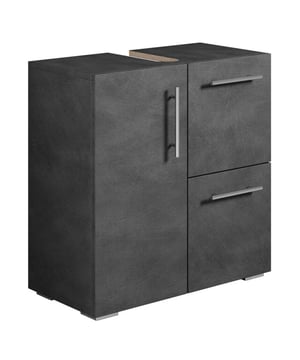 
Wastafelkast Mars is een badkamerkast voor onder een hangende wastafel. Deze wastafelkast is bedoeld om iedere badkamer van extra bergruimte te voorzien en een moderne en luxe uitstraling te geven. De wastafelkast is gemaakt van hoge kwaliteit spaanplaat en vanwege zijn strakke afwerking ook makkelijk schoon te maken.Uitgevoerd in donker grijs.Afmetingen wastafelkast:- Wastafelkast: 60 x 30 x 60cm- Breedte uitsparing bovenblad: 8 cm- Diepte uitsparing bovenblad: 25 cm- Diepte tot afronding/versmalling (bruikbare ruimte): 21,5 cm Kenmerken:- Wastafelkast om onder een wastafel te plaatsen- Twee deuren en een lade- Veel bergruimte- Brede uitsparing aan de bovenzijde voor het aansluiten van een afvoer- Gemakkelijk te monteren- Inclusief montagemateriaal- Gemaakt van hoogwaardige kwaliteit spaanplaat met fineerlaag- Soft-close sluiting is niet Merk: Badplaats Kleur: Grijs