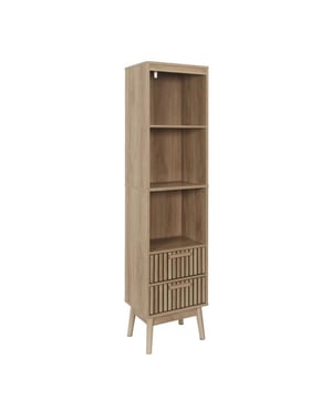 
Zoek je een moderne hoge badkamerkast of woonkamerkast, dan is dit een tijdloze keuze die in ieder interieur past. In de serie hebben we ook een wastafel onderkast, een ladekast en een schoenekast, dus je kunt dit mooi combineren. De serie Klaus kenmerkt zich door de panelen voorzijde.2 lades onderin voor de items die je niet in het zicht wilt hebben, erboven 3 ruime ligplanken. Deze hoge Bamboe badkamerkast biedt een lekker veel opslagruimte voor uw handdoeken, douche en toilet artikelen, en allerlei andere producten die je in de badkamer allemaal kwijt wilt. Gebruik je de kast in de woonkamer dan is het heel leuk om er fotolijstjes of plantjes in te zetten. Met de afmeting van 30x40x160 cm is hij goed hoog en ruim. Kenmerken:Materiaal: Hout met MDF (sommige delen zijn gelamineerd)Afmetingen:  30x40x160 cmVoorzien van 2 lades met handgreepOnderhoudsvriendelijkKleur: Bruin serie: KlausU ontvangt: hoge kast kast montagemateriaalmontage-instructiesAndere items in deze serie:8720572206779       -        Ladekast Klaus met Panelen voorzijde - Buffetkast 90x49x79 cm - Bruin8720572206786       -        Schoenenkast Klaus 3 lades 24x60x113 cm - voor 18 paar - Bruin8720572206793       -        Wastafelonderkast Klaus - 30x60x70 cm - Bruin8720572206809       -        Hoge Badkamerkast Klaus - Kolomkast Hout Panelen 30x40x160 cm - Bruin8720572208100        -       Hangkastje Klaus Wand Badkamerkast Hangend met Panelen - Bruin8720572208117        -       Salontafel Klaus 100x43x50cm bruin - Afmeting: - Kleur: Zwart - Materiaal: MDF
