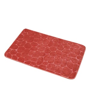 
Koraalrode zachte douchemat met afmeting 50x80cm. De mat is gemaakt van comfortabel microvezel en de onderkant is gemaakt van memory foam, ook wel traagschuim geheten, waardoor hij zacht aan voelt. Wat is er lekkerder dan 's morgens op je blote voeten door het huis te lopen. Alleen zijn de tegels altijd koud. Dat is nu voorbij met deze moderne badmat. Je wordt er helemaal blij van als je hier op staat, doordat de mat gemaakt is van memory foam. Verwen daarom je zelf en kies voor deze zachte badkamer mat. Wat is traagschuim?Traagschuim, ook wel: visco-elastisch schuim, geheugenschuim of nasa-schuim, is een materiaal dat wanneer het wordt ingedrukt langzaam in zijn oorspronkelijke vorm terugkeert. Dat kan ongeveer 0,5 tot 5 seconden duren. Daarnaast wordt traagschuim zachter door lichaamswarmte. Kenmerken:Kleur: Koraal roodMotief: kiezelstenenMateriaal stof: microvezel polyesterMateriaal basis: traagschuimAnti-slip onderlaagWasbaar op 30 gradenNiet geschikt voor de drogerAfmeting: 50x80 cm - Afmeting: M - Kleur: Rood - Materiaal: Microvezel
