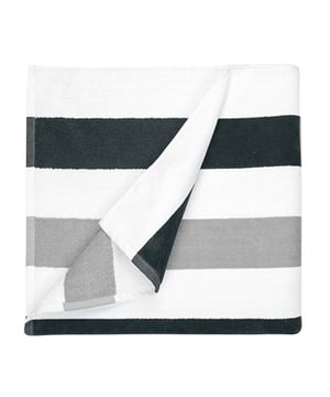 
100% Katoen. Stof: Jacquard, zachte aanraking, geweven. Lengte: 190cm. Breedte: 90cm. Uitvoering: Contrast, Gestreept. Verpakking: Polybag. 550gsm. Duurzaamheid: Oeko-Tex Standaard 100 Gecertificeerd.