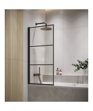 
Badwand Berkan zwart is een draaibaar badscherm vervaardigd uit getint veiligheidsglas. De wand wordt geleverd met profielen en strips. De badwand is gemakkelijk te installeren en al het benodigde montagemateriaal hiervoor is inbegrepen.De wand kan direct op de badrand geplaatst worden. Vanwege het draaibare profiel wat tegen de muur geplaatst wordt, kan de volledige wand worden weggedraaid.Badwand Medal is behandeld met nano coating, wat ervoor zorgt dat kalk en zeepresten zich minder makkelijk hechten aan het glas. De wand wordt bevestigd in een mat zwart profiel welke tegen de muur moet worden bevestigd. Onder de wand wordt een rubberen strip geplaatst om het geheel waterdicht te maken. Het plaatsen van de wand in spiegelbeeld is ook mogelijk.Kenmerken- Badwand inclusief profielen en strips- Gemakkelijk te monteren op iedere badrand- Inclusief draaibaar muurprofiel- In spiegelbeeld te plaatsen- Merk: Badplaats Kleur: Zwart profiel, Transparant glas