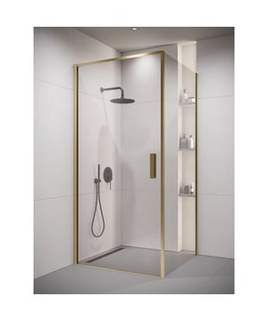 
Douchecabine Alava uitgevoerd met een draaideur en een vaste wand. De douchewand is geheel vervaardigd uit transparant veiligheidsglas met gouden aluminium strips. Deze douchewand heeft een grote vast wand, met daartegen een grote draaideur bevestigd aan de muur. Het uiteinde van de deur is uitgevoerd met een rubberen magneetstrip zodat deze altijd waterdicht sluit. Wordt inclusief montage materiaal en handleiding geleverd.Douchecabine Alava is afgewerkt met een antikalk behandeling en kan zonder douchebak direct op de tegels geplaatst worden. De douchecabine is ook in spiegelbeeld te plaatsen.Afmetingen100 x 100 x 190 cmHoud er rekening mee dat de afmeting van de douchewand inclusief profiel ongeveer 97,5 x 97,5 x 190 cm is. De afmetingen 100 x 100 x 190 cm zijn gebaseerd op een douchecabine inclusief strip op een douchebak. Merk: Badplaats Kleur: Goud profiel, Transparant glas