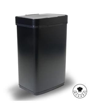 
Ben je op zoek naar een grote prullenbak die perfect in jouw stijlvolle interieur past? Maak kennis met onze 4cookz® 60 liter sensor prullenbak! Deze hygiënische topper opent zonder dat je hem hoeft aan te raken, waardoor je geen vieze vingers op de deksel krijgt. Het strakke design van hoogwaardig RVS zorgt voor een moderne uitstraling in elke ruimte. Met de soft close deksel en de ring voor de vuilniszak, geniet je van ultiem gebruiksgemak. En geen zorgen, wij bieden minimaal 2 jaar garantie!Grote prullenbak met 60 liter inhoudDeze prullenbak van het merk 4cookz® is perfect als je veel afval hebt. Met een inhoud van maar liefst 60 liter heb je genoeg ruimte om al je vuilnis in kwijt te kunnen. Zo hoef je de prullenbak niet constant te legen en kun je lekker door met je dagelijkse bezigheden!Sensor prullenbak: Openen zonder knop aan te rakenDeze 60 liter prullenbak van 4cookz® is voorzien van een handige sensor. Hierdoor hoef je de deksel niet aan te raken om hem te openen. Dit is niet alleen superhandig, maar ook nog eens hygiënisch. Geen vieze vingers meer op de deksel en minder bacteriën verspreid aan de prullenbak!Hoogwaardige kwaliteit en strak designDeze prullenbak heeft niet alleen een grote inhoud en een handige sensor, maar ook nog eens een strak en stijlvol design. De prullenbak is gemaakt van hoogwaardig RVS en heeft een soft close deksel. Daarnaast heeft de prullenbak geen losse binnenbak, maar een ring waardoor er meer ruimte overblijft voor al je afval. En alsof dat nog niet genoeg is, krijg je ook nog eens 2 jaar garantie op deze prachtige prullenbak!Eigenschappen 4cookz® RVS 60 liter prullenbak met sensor:RVS prullenbak met sensorKleur: mat zwartAfmetingen: 31.5x 42x69cmTotaal capaciteit: 60 literAutomatische opening en sluiten door sensorSoft close dekselDe vuilniszak is te plaatsen met een ring die binnen de deksel valtGewicht netto 7,8 kgWerkt op 6 AA batterijen  (niet meegeleverd)Let op: sensor prullenbakken werken niet met oplaadbare batterijen. Die hebben nl een lagere spanning.optioneel bij te bestellen: bijpassende vuilniszakken: 7436939131172 4cookz® 50 stuks universele Vuilniszakken voor afvalscheidingsprullenbak Smart WasteDus waar wacht je nog op? Haal vandaag nog deze geweldige prullenbak van 4cookz® in huis! Ben je op zoek naar bijpassende vuilniszakken van hoge kwaliteit? Kies van voor de universele vuilniszakkenset van 4cookz®. Verkrijgbaar in een set van 50 stuks en een set van 100 stuks!OnderhoudDe afvalemmers van hebben een anti-vinger afdruk coating waardoor je niet snel vette vingers ziet. De afvalbak is makkelijk te reinigen met warm water en schoonmaakmiddel.4cookz®: alles voor de kok4cookz® staat voor alles voor de kok: Of het nou gaat om een simpele oventhermometer, of een goede BBQ accessoires, plezier aan koken krijg je met goede spullen. Als je gewoon functioneel moet koken voor het gezin, houdt van uitgebreid koken als hobbykok of als je professioneel als kok bezig bent, 4cookz® heeft een breed scala aan mooie kook tools. 4cookz® is onderdeel van 4Goodz, een Nederlandse importeur van diverse productgroepen waaronder kook spullen. Het staat voor kwaliteit, trends en innoverende producten en technieken en constante vernieuwing. - Afmeting: - Kleur: Zwart - Materiaal: RVS