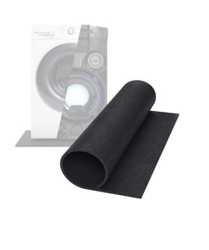 
Zeg vaarwel tegen trillingen en lawaai met de Wasophoogte® anti-trillingsmat voor wasmachines en drogers! Deze geluidsdempende en antislip mat van 60x60 cm is de perfecte oplossing om je wasmachine of droger stabiel te houden, trillingen te verminderen en je vloer te beschermen. Geniet van een stillere wasbeurt en voorkom schade aan je vloer met deze eenvoudig te installeren trillingsdemper.De Wasophoogte® anti-trillingsmat is gemaakt van hoogwaardig rubber en is ontworpen om de levensduur van je wasmachine of droger te verlengen. De mat is universeel geschikt voor zowel wasmachines als drogers en kan eenvoudig op maat worden gesneden indien nodig. Plaats de mat simpelweg onder je apparaat en profiteer direct van de vermindering van trillingen en geluid. Bescherm je vloer en geniet van een rustigere omgeving met deze praktische en effectieve oplossing.Geschikt voorUniverseelGeschikt voor apparaatWasdroger | WasmachineType dempingMatAantal elementen1Eenvoudig aan te passenJaVermindert trillingen en geluidJaBescherming voor vloerenJaVerlengt de levensduur van je wasmachine of drogerJaEenvoudig te installerenJaHoogte0.8 cmBreedte60 cmLengte60 cmDiepte60 cmAfmetingen60 x 60 x 0,8 cmMateriaalRubberKleurZwartGewicht2.40 kgVerpakkingshoogte8.9 cmVerpakkingsbreedte12.9 cmVerpakkingslengte61 cm