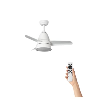 
Plafondventilator Remco met Verlichting - Functionele Elegantie voor Jouw Ruimte Maak kennis met de Plafondventilator Remco met verlichting, de ideale keuze voor diegenen die functionaliteit en stijl willen verenigen in hun huis. Met een royale diameter van 107 cm is deze ventilator perfect geschikt voor middelgrote tot grote ruimtes. Ontdek de flexibiliteit van 6 snelheden om de luchtstroom naar jouw voorkeur aan te passen, en geniet van moeiteloze bediening vanaf elke plek in de kamer met de handige afstandsbediening.  Kenmerken en Voordelen: Royale Diameter van 107 cm: Perfect geschikt voor middelgrote tot grote ruimtes, waardoor een optimale luchtverdeling wordt gegarandeerd. Flexibiliteit van 6 Snelheden: Pas de luchtstroom eenvoudig aan met 6 snelheidsinstellingen, afgestemd op jouw comfortbehoeften. Handige Afstandsbediening: Bedien de ventilator moeiteloos vanaf elke plek in de kamer met de bijgeleverde afstandsbediening. Stijlvolle Donker Houten Afwerking: Onderscheidt zich door een stijlvolle donker houten afwerking, die naadloos past bij diverse interieurstijlen. Verlichting voor Extra Helderheid en Sfeer: Inclusief verlichting voor zowel extra helderheid als het creëren van een gezellige sfeer. Perfecte Combinatie van Functionaliteit en Stijl: Een waardevolle toevoeging aan elke ruimte, biedt de Plafondventilator Remco de perfecte combinatie van hoogwaardige functionaliteit en stijl.  Afmetingen: Hoogte: 107 cm Breedte: 107 cm Lengte: 39 cm Met de Plafondventilator Remco met verlichting voeg je niet alleen een verfrissende luchtstroom toe aan je leefruimte, maar ook een vleugje elegantie en natuurlijke warmte. Kies voor functionele elegantie en bestel nu om te genieten van het comfort en de stijl die deze hoogwaardige plafondventilator te bieden heeft! Merk: Ventiluxe Materiaal: Hout Kleur: Wit Afmetingen: 107 EAN: 8720942998808