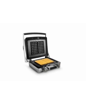 
<p><strong>Korte omschrijving</strong></p>
<ul>
<li>Kleur: Anthracite Metallic</li>
<li>Multifunctionele grillplaten</li>
<li>Grillvorm, speciale vormgeving t.b.v. afloop vet</li>
<li>Massieve gegoten aluminium grillplaten voor een optimale warmteverdeling</li>
<li>Antiaanbak dankzij non-stick coating</li>
<li>Nog nauwkeurigere temperatuur controle dankzij verhoogd wattage en performanter 'heat shield'</li>
<li>Opening tot 180° zodat toestel stabiel open kan blijven staan</li>
<li>Regelbare temperatuur</li>
<li>6 thermostaatposities </li>
<li>Verticale opberging</li>
<li>Cool Touch handgrepen</li>
<li>Vaatwasserbestendige onderdelen</li>
<li>2 jaar garantie</li>
</ul>
<p><strong>Uitgebreide omschrijving</strong></p>
<p>Met Fritel wafelmaker maak je gezond en met smaak de heerlijkste wafels! Dankzij de 180° functie kun je grill met andere platen ook als BBQ of tafelgrill gebruiken. Wil je een andere wafel? geen probleem! Fritel heeft voor dit apparaat maar liefst 13 andere sets borden apart verkrijgbaar: platen voor 6x10-wafels, 4x7-wafels, 16x28-wafels, hartjeswafels, voor Brusselse/Luikse wafels, pannenkoeken, hoorntjes, poffertjes, gevulde wafels, madeleines, gaufrettes en ook teppanyakiplaten, tosti-/sandwichplaten. Kortom, voor ieder wat wils.<br /><br />Fritel, met Smaak bedacht !</p>
<p> </p>