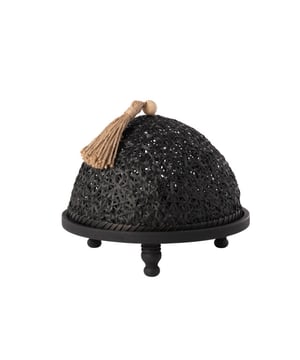 
Fly Hood Food Fir Wood Black Width30Height25Length30Weight0.62 kgCollectionZomer 2025Material compositionPinewood(15%),tea tree wood(5%),fir wood(75%),jute(5%) Materiaal:
