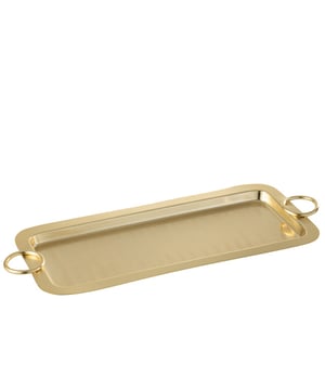 
Tray Mile Mat Metal Gold Large Width18.4Height1.3Length42Weight0.63 kgCollectionWinter 2023Colour GoldMaterial compositionStainless steel(100%) Materiaal: