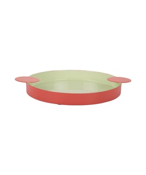 
Tray Double Funky – een trendstatement op tafelDe Double Funky tray van Present Time is een vrolijke toevoeging aan je interieur, geïnspireerd op de Funky Vibes. Verkrijgbaar in een opvallende kleurencombinatie, is deze tray perfect voor het serveren van hapjes of het organiseren van je spullen, terwijl hij tegelijkertijd een speelse sfeer creërt. - Afmeting: 27x20,5x3,5 - Kleur: Groen - Materiaal: Metaal