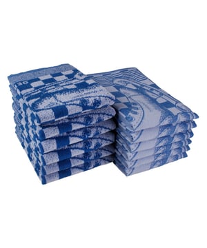 
Geef je keuken een nieuwe look!Luxe jacquard geweven doeken. Deze doeken zijn gemaakt van hoogwaardige katoen. De katoen is van stevige kwaliteit, hierdoor gaan deze lang mee en kunnen deze gewoon op 60 graden gewassen worden. De doeken hebben een groot absorptievermogen, waardoor de vaat en handen makkelijk en snel afgedroogd wordt.MogelijkhedenDe doeken zijn te gebruiken voor diverse doeleinde. Zoals; drogen, servet en schoonmakenMatenDe theedoeken heeft een formaat van 50x70 cm, de keukendoek 50x50 cm.MaterialenOnze doeken zijn gemaakt van hoogwaardige kwaliteit katoen. Waardoor ze lang mee gaan en netjes blijven. WasvoorschriftenDe doeken kunnen gewassen worden tot 60 °C . De theedoeken mogen in de droger mits op een lage temperatuur.Inhoud verpakking• 6 stuks theedoek 50x70 cm• 6 stuks keukendoek 50x50 cm Product specificaties:• 100% hoogwaardige katoen• Wassen tot 60 graden• Drogen op een lage temperatuur• BSCI - gecertificeerd• Oekotex - gecertificeerd - Afmeting: 50x70 - Kleur: Blauw - Materiaal: Katoen