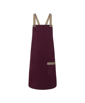 
65% Polyester, 35% Katoen. Stof: Keperstof. Breedte: 85cm. Lengte: 70cm. Zakken: 1 voorzak, pennenlus. Contrasterende bandjes, onderhoudsvriendelijk, afneembare bandjes. Bevestiging: gekruiste riem, drukknoop. Ontwerp: Eenvoudig. 215gsm. Duurzaamheid: Oeko-Tex Standaard 100 Gecertificeerd, WRAP Gecertificeerd. Stijl: Pinafore.