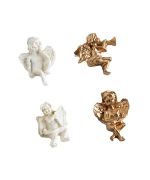 
Deze zelfklevende engelen tafeldecoraties zullen overal een plekje vinden tijdens de feestdagen bij u thuis: op een kaars, op een menu, op een tafel... Deze set van 40 engel tafeldecoraties kan ook uw menu's versieren. Ze zijn gemaakt van hars, zelfklevend en hebben een hoogte van 2,5 cm. Verkocht in een set van 40 engelen, in verschillende kleuren: goud en wit. Materiaal: Hars Afmetingen: 2,5 x 1,8 cm Merk: CaliCosy Kleur: Gold