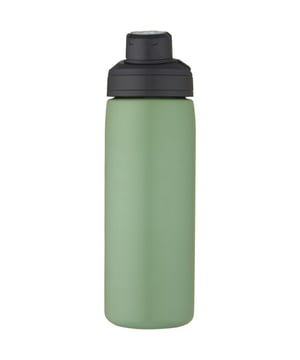 
600 ml dubbelwandige roestvrijstalen vacuümfles met koperisolatie, waardoor dranken 24 uur lang koud of minstens 8 uur lang warm kunnen blijven.. Schroefbaar lekvrij deksel met magnetisch handvat dat de dop opgeborgen houdt tijdens het drinken. Brede mondopening voor eenvoudig schoonmaken en vullen. Gepresenteerd in een exclusieve Camelbak geschenkverpakking.