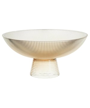 
Breng elegantie in je interieur met deze amberkleurige glazen fruitschaal op voet. Dankzij het luxe geribbelde design en de stevige basis is deze decoratieve schaal perfect voor het serveren van fruit, desserts, snacks en andere lekkernijen. De schaal heeft een diameter van 22 cm en een hoogte van 11 cm, met een inhoud van 1.1 liter. Ideaal voor dagelijks gebruik of feestelijke gelegenheden. Gemaakt van hoogwaardig glas voor een duurzame en stijlvolle uitstraling. Waarom kiezen voor deze glazen fruitschaal? Elegant en stijlvol design – luxe uitstraling door de amberkleur en ribbelstructuur Veelzijdig gebruik – perfect als fruitschaal, serveerschaal of decoratieschaal Ruime afmetingen – Ø22 cm en hoogte 11 cm, ideaal voor diverse toepassingen Hoogwaardige kwaliteit – 100% glas voor een duurzame en stevige constructie Stevige voet – zorgt voor stabiliteit en een luxe presentatie Perfect cadeau – ideaal voor huiswarming, bruiloften of feestelijke gelegenheden Maak je eettafel compleet met deze tijdloze glazen fruitschaal en geef jouw gerechten een stijlvolle presentatie! MATERIAAL: Glas KLEUR: Amber Bruin AFMETING: Ø22 x H11 cm Gewicht: 0,5 kg Merk: CASA DI ELTURO Materiaal: Glas Kleur: Bruin