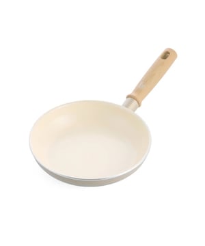
<h2>Greenchef Nordics Antiaanbak Koekenpan Crème 20 cm</h2>
<ul>
<li>PFAS-vrije keramische antiaanbaklaag</li>
<li>Geschikt voor alle warmtebronnen</li>
<li>Antiaanbaklaag versterkt met diamant</li>
<li>Ovenbestendig tot 220ºC</li>
<li>Warmt gelijkmatig op</li>
<li>Vaatwasmachine bestendig</li>
<li>Handgreep van mooi houtlook design </li>
</ul>
<p><strong>Uitgebreide omschrijving</strong></p>
<p>De Greenchef Nordics koekenpan van 20 cm in een stijlvolle crèmekleur is een duurzame en gebruiksvriendelijke keuze voor elke keuken. De pan is voorzien van een PFAS-vrije keramische antiaanbaklaag, die versterkt is met diamant voor extra stevigheid en langdurig gebruik. Dankzij deze laag bak je zonder veel olie of boter, en blijven gerechten niet plakken. De pan warmt snel en gelijkmatig op, waardoor je altijd optimaal kookresultaat behaalt. Bovendien is de pan geschikt voor alle warmtebronnen, inclusief inductie, en kan hij in de oven tot 220ºC.</p>
<p>Het elegante ontwerp van de Greenchef Nordics koekenpan valt op door de handgreep met een warme houtlook, die prettig in de hand ligt en zorgt voor een stijlvolle uitstraling. Na gebruik is schoonmaken eenvoudig: de pan is vaatwasmachinebestendig, al blijft met de hand afwassen aanbevolen voor het behoud van de antiaanbaklaag. Deze veelzijdige en duurzame koekenpan is een ideale keuze voor dagelijks koken met een vleugje Scandinavische stijl.</p>
<p>--faq--</p>
<div>
<h3>Veel gestelde vragen</h3>
<div class="active">
<h4>Wat zijn de voordelen van pannen met een keramische laag?<i class="fa fa-plus"> </i><i class="fa fa-minus"> </i></h4>
<p>Pannen met een keramische laag hebben verschillende voordelen. Ze zijn lichter van gewicht en hebben vaak een mooie uitstraling dankzij de coating aan de binnen- en buitenkant. Een groot voordeel van de keramische laag is dat deze een natuurlijke antiaanbakwerking heeft, waardoor eten minder snel aanbakt en je minder olie of vet nodig hebt. Daarnaast zijn keramische pannen vaak geschikt voor verschillende kooktechnieken en warmtebronnen, mits ze correct worden gebruikt.</p>
</div>
<div>
<h4>Wat zijn de nadelen van pannen met een keramische laag?<i class="fa fa-plus"> </i></h4>
<p>Hoewel keramische pannen veel voordelen hebben, zijn er ook enkele nadelen. De keramische coating is minder slijtvast dan bijvoorbeeld een RVS-pan en kan na verloop van tijd beschadigen of slijten. Daarnaast zijn deze pannen niet geschikt voor koken op hoog vermogen, omdat te hoge temperaturen de coating kunnen aantasten. Het wordt aangeraden om maximaal 60% van het vermogen van de kookplaat te gebruiken om de levensduur van de pan te verlengen en beschadiging te voorkomen.</p>
</div>
</div>