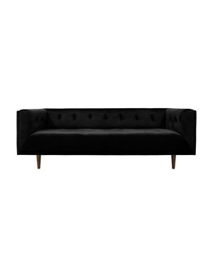 
De Kick bank BOBBI in de kleur zwart is een moderne designbank met een luxe uitstraling. Merk: Kick Collection Kleur: Zwart Hoogte: 71 cm Breedte: 214 cm Diepte: 82 cm Zithoogte: 46 cm Zitdiepte: 55 cm Materiaal: Velvet