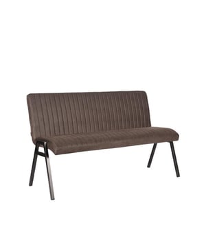 
Eetkamerbank Matz van LABEL51 is een echte topper in zijn segment! Matz is een super comfortabele, hippe en in het oog springende eetkamerbank waar je maar al te graag veel tijd op doorbrengt.Matz is uitgevoerd in microvezel en voorzien van een zeer fraai verticaal gestikt patroon. Het V-vormige, robuuste metalen frame met robuuste tussenbalk in de kleur zwart geeft Matz een speelse uitstraling en zorgt er met zijn uitlopende poten voor dat hij lekker stevig op de grond staat.Matz is een stoere eetkamerbank met een prachtige combinatie van strakke, industriële vormen en materialen met een speels accent. Matz past helemaal in de dagelijkse trend en is uitermate geschikt om eindeloos mee te variëren en combineren.• Eetkamerbank Matz is een super elegante, trendy en stoere eettafelbank• Eetkamerbank Matz is verkrijgbaar in diverse fantastische kleuren• Eetkamerbank Matz heeft een ontzettend hoog zitcomfort - Afmeting: 62x145x86 - Kleur: Grijs - Materiaal: Microfiber