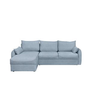 
Productkenmerken: Hoekbank met 3 zitplaatsen.Snel openingssysteem waarmee de bank in enkele seconden in een bed kan worden omgevormd.Bedafmetingen: 150 x 230 cm.Opbergruimte onder de bank.Matras met veren voor extra comfort, polyurethaanschuim, polyestervezels en stof. Dikte van de matras: 20 cm.Dichtheid van de zitting en rugleuning: 25 kg/m³.Structuur van spaanplaten, hout, multiplex en HDF-panelen.De rugkussens zijn gevuld met siliconenbolletjes voor maximaal comfort.11 kunststof poten.De zitting met pocketveren biedt uitstekend comfort.Geleverd met 2 kussens in contrasterende kleuren.Productafmetingen: Lengte: 260 cm x Diepte: 175 cm x Hoogte: 90 cm - Nettogewicht: 132 kg.Pakketafmetingen: Pakket nr. 1: Lengte: 155 cm x Hoogte: 105 cm x Diepte: 80 cm - Bruto gewicht: 68 kg.Pakket nr. 2: Lengte: 175 cm x Hoogte: 84 cm x Diepte: 80 cm - Bruto gewicht: 65 kg.Totaal bruto gewicht: 133 kg. Merk: CaliCosy Kleur: Blue