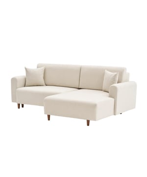 
Productkenmerken: Hoekbank met slaapfunctie.Chaise longue rechts.Frame van sparrenhout.Bekleding van 100% polyester.Zithoogte: 42 cm.Poten van beukenhout. Hoogte van de poten: 10 cm.Zitkussen van 28 DNS schuim.Slaapafmetingen: 210 x 135 cm voor optimaal comfort.Verkrijgbaar in drie kleuren: gemêleerd taupe, crème of gemêleerd grijs.Wij bieden deze 3 kleuren ook aan in de versie met chaise longue links.Productafmetingen: Lengte 246 cm x Hoogte 85 cm x Diepte 160 cm - Nettogewicht: 138 kg.Pakketafmetingen: Pakket nr. 1: Lengte 130 cm x Hoogte 45 cm x Diepte 70 cm - Brutogewicht: 100 kg.Pakket nr. 2: Lengte 160 cm x Hoogte 53 cm x Diepte 103 cm - Brutogewicht: 43 kg.Totaal brutogewicht: 143 kg. Merk: CaliCosy