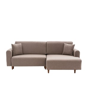 
Productkenmerken: Hoekbank met slaapfunctie.Chaise longue rechts.Frame van sparrenhout.Bekleding van 100% polyester.Zithoogte: 42 cm.Poten van beukenhout. Hoogte van de poten: 10 cm.Zitkussen van 28 DNS schuim.Slaapafmetingen: 210 x 135 cm voor optimaal comfort.Verkrijgbaar in drie kleuren: gemêleerd taupe, crème of gemêleerd grijs.Wij bieden deze 3 kleuren ook aan in de versie met chaise longue links.Productafmetingen: Lengte 246 cm x Hoogte 85 cm x Diepte 160 cm - Nettogewicht: 138 kg.Pakketafmetingen: Pakket nr. 1: Lengte 130 cm x Hoogte 45 cm x Diepte 70 cm - Brutogewicht: 100 kg.Pakket nr. 2: Lengte 160 cm x Hoogte 53 cm x Diepte 103 cm - Brutogewicht: 43 kg.Totaal brutogewicht: 143 kg. Merk: CaliCosy Kleur: Grey