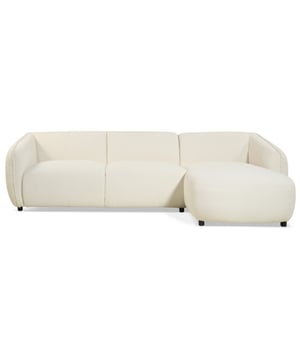 
De Laila hoekbank brengt warmte en luxe in je woonkamer. Gemaakt van zachte bouclé stof en met mooie, afgeronde hoeken, heeft deze bank een moderne, organische uitstraling die meteen uitnodigt om op te relaxen. Dankzij het gebruik van extra comfortabel schuim in combinatie met Nosagvering aan de binnenzijde biedt de Laila zowel een zachte als ondersteunende zit. De Nosagvering zorgt voor veerkracht en stabiliteit, zodat je altijd kunt genieten van optimaal comfort, of je nu een film kijkt of lekker tot rust komt. **Afmetingen:** - 270 cm breed - 153 cm diep - 76 cm hoog - 45 cm zithoogte - 60 cm zitdiepte - 225 cm zitbreedte De Laila is verkrijgbaar met de hoek links of rechts, zodat je hem perfect kunt afstemmen op jouw ruimte. Voeg stijl en comfort toe aan je interieur met de Laila hoekbank – de ideale plek om te ontspannen, samen te komen of heerlijk in je eentje te genieten. Merk: Collectables Details: 45 Kleur: Beige