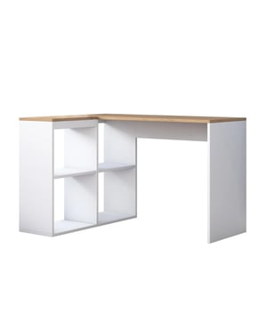 
Productkenmerken:Hoekbureau met eiken- en witte afwerking.Gemaakt van melamine spaanplaten.Productafmetingen: Lengte 120 cm x Breedte 50 cm x Hoogte 74,8 cm - Nettogewicht 27,664 kg.Pakketafmetingen:Pakket nr. 1: Lengte 125 cm x Diepte 55 cm x Hoogte 14 cm - Brutogewicht 30,4 kg. Merk: CaliCosy Kleur: Wooden Effect