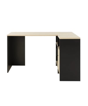 
Dit industriële bureau is gemaakt van spaanplaat bekleed met natuurlijk kastanje imitatiepapier en effen zwart of wit - Gemaakt in Frankrijk. Dit bureau is Gemaakt in Frankrijk en zal prachtig staan in uw huis of kantoor. Kenmerken van het hoekbureau Materiaal: spaanplaat 100% van Franse oorsprong / uit duurzame bossen (PEFC-label)Afmetingen: 88 x 136 x 76 cm Gewicht: 36,5 kg Overige kenmerken: zelf te monteren meubel. 2 jaar garantieDit product wordt geleverd in 2 verpakkingen. Afmetingen verpakkingVerpakking n°1 : H 14 cm x B 37 cm x D 81 cm - Gewicht 18 kgVerpakking n°2 : H 5 cm x B 50 cm x D 147 cm - Gewicht 20 kg Merk: CaliCosy Kleur: Black