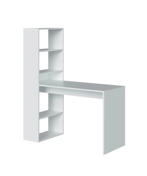 
Laat je verleiden door onze omkeerbare bureau met opbergplank van 120 cm, met een neutraal en strak design! De opbergruimte is veelzijdig en kan zowel rechts als links worden geplaatst. Bovendien bestaat deze uit 5 planken en een plank om al je kleine spullen op te bergen. Productkenmerken: Artikel wordt geleverd als bouwpakket en is eenvoudig te monteren. Gemaakt van een structuur van gemelamineerde spaanplaten met metalen elementen. Spaanplaten met PEFC-certificering, afkomstig uit duurzaam beheerde bossen. Afmetingen van het product: Hoogte 144 cm x Lengte 120 cm x Diepte 53 cm. Nettogewicht: 27,05 kg. Afmetingen van de verpakking: Verpakking: 149,5 x 51,5 x 6,7 cm - Gewicht 27,6 kg. Handleiding beschikbaar in PDF op aanvraag. Merk: CaliCosy Kleur: White