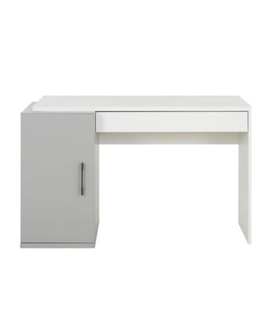 
Dit bureau is gemaakt van spaanplaat bekleed met grijs imitatiepapier en wit, dit bureau met één deur en één lade stelt u in staat comfortabel te werken. Dit bureau is gemaakt van spaanplaat bekleed met grijs en wit imitatiepapier en heeft een deur en een lade. U zult dol zijn op de royale afmetingen en de grote opbergcapaciteit. Kenmerken van het rechte bureau met opbergruimteMateriaal: spaanplaat 100% van Franse oorsprong, uit duurzame bossen (PEFC-label). Afmetingen: 126 x 90 x 76 cm Gewicht: 40,2 kgLeveringsgegevens: Levering binnen 10 dagen. Meubels om zelf in elkaar te zetten. Levering op afspraak aan de deur (geen levering op de vloer). Merk: CaliCosy Kleur: Grey