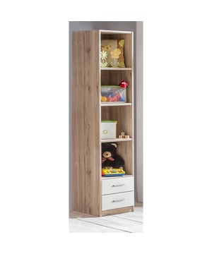 
Ontdek onze Bibliotheek met 5 planken en 2 laden - L48 cm. Dankzij de verticale opbergruimte neemt deze bibliotheek geen vloerruimte in beslag. Met 5 planken en 2 laden kunt u al uw spullen naar keuze opbergen. De eigentijdse stijl past bij elk interieur. Productkenmerken: Hoofdmateriaal: Spaanplaat. Twee kleuren: Wit met eiken decor / Eiken San Remo met wit decor / Eiken San Remo met grafiet decor. Productafmetingen: Lengte 48 cm x Hoogte 197 cm x Diepte 40 cm - Nettogewicht: 40 kg. Pakketafmetingen: Pakket nr. 1: Breedte 39 cm x Diepte 202 cm x Hoogte 10,5 cm - Brutogewicht: 42 kg. Merk: CaliCosy Kleur: Wooden Effect