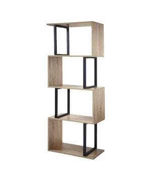 
Op zoek naar een opbergmeubel dat in uw interieur past zonder uw decoratie te bederven? Wij hebben de perfecte oplossing met onze 4-niveaus houten decoratieve plank met metalen steunen die zich aan alle interieurs aanpast. Dankzij de 4 niveaus biedt de plank veel opbergruimte. U kunt er boeken, decoratie of andere objecten van uw keuze op plaatsen en zo zorgen voor een praktische en esthetische ruimtebesparing!Producteigenschappen:4-niveaus plank.Bladen van spaanplaat.Steunen van spaanplaat en zwart metaal.Productafmetingen:Lengte 60 cm x Diepte 30 cm x Hoogte 147,5 cm - Nettogewicht: 14 kg.Verpakkingsafmetingen:Lengte 79 cm x Hoogte 19 cm x Diepte 37 cm - Brutogewicht: 15 kg. Merk: CaliCosy Kleur: Wooden Effect
