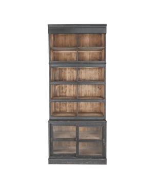 
Productkenmerken: Gemaakt van massief grenenhout.Afwerking: Verouderde zwarte patina.Kleur: Verouderd zwart.Stijl: Geïnspireerd op werkplaatsmeubels.Montage: Meubel zonder montage.Productafmetingen: Lengte 100 cm x Hoogte 240 cm x Diepte 45 cm. Productgewicht: 76 kg.Pakketafmetingen: Pakket nr. 1: Lengte 104 cm x Hoogte 70 cm x Diepte 45 cm. Brutogewicht: 22 kg.Pakket nr. 2: Lengte 104 cm x Hoogte 104 cm x Diepte 42 cm. Brutogewicht: 30 kg.Pakket nr. 3: Lengte 104 cm x Hoogte 80 cm x Diepte 50 cm. Brutogewicht: 34 kg.Totaal gewicht van de pakketten: 86 kg. Merk: CaliCosy Kleur: Black