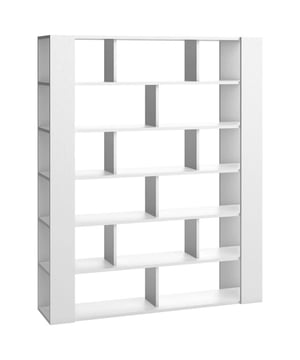 
Met de multi-opbergboekenkast H206 cm - 4YOU kiest u voor een stijlvol en elegant opbergmeubel. Dankzij de meerdere opbergniveaus beschikt u over meerdere ruimten om uw boeken en decoratieve voorwerpen op te bergen. Geweldig, is het niet? Het kleine extraatje, de planken van de boekenkast zijn van alle kanten toegankelijk, zodat u de indeling van uw interieur kunt variëren om van uw boekenkast een centrale opberg- en decoratieruimte te maken. Eigenschappen: boekenkast met meerdere niveaus en 7 opbergniveaus. Gemaakt in Europa Afmetingen: Lengte 168 cm x Breedte 40,5 cm x Hoogte 206 cm Gewicht 89. 6 kg Afmetingen verpakking: Pakket 1: Lengte 46 cm x Breedte 31,5 cm x Hoogte 20,5 cm - Gewicht 10,4 kg Pakket 2: Lengte 213 cm x Breedte 24,5 cm x Hoogte 9 cm - Gewicht 21,2 kg Pakket 3: Lengte 175,5 cm x Breedte 42 cm x Hoogte 7,5 cm - Gewicht 25,4 kg Pakket 4: Lengte 175,5 cm x Breedte 42 cm x Hoogte 5 cm - Gewicht 19,2 kg Pakket n°5: Lengte 175 cm x Breedte 41,5 cm x Hoogte 5 cm - Gewicht 19 kg Met de 4YOU collectie kiest u voor design en functionele opbergmeubelen. Dankzij de sterke en lichte lijnen zullen de meubelen van de 4YOU collectie een nieuwe stijl geven aan uw interieur, balancerend tussen elegantie en moderniteit. Merk: CaliCosy Kleur: White